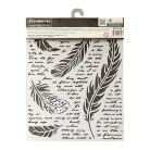 STAMPERIA MEDIA STENCIL - TEMPLATE 20 X 25 CM - KSTD112