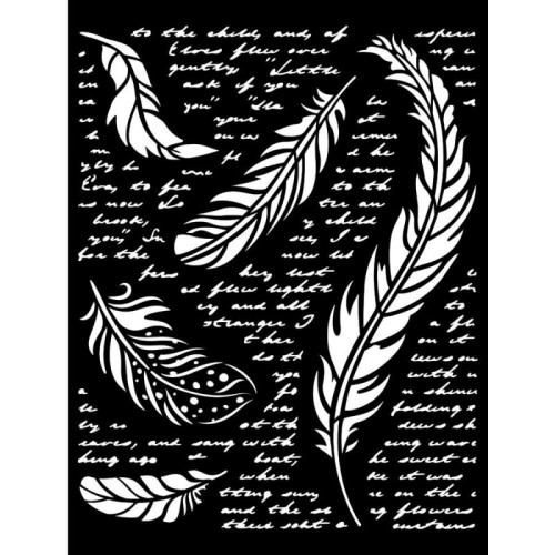 STAMPERIA MEDIA STENCIL - TEMPLATE 20 X 25 CM - KSTD112