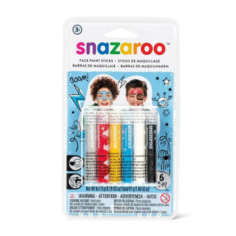 SNAZAROO FACE PAINT SET 6X7.9 G - BOYS