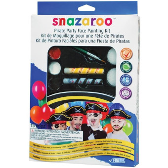 SNAZAROO FACE PAINT KIT PIRATE PARTY