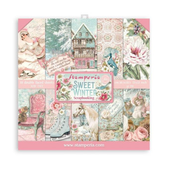 STAMPERIA BLOCK DESIGNER PAPER 30.5/30.5 CM - SBBL122