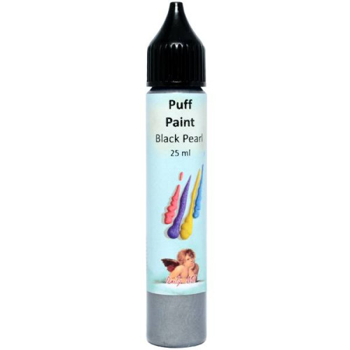 DAILY ART PUFF PAINT КОНТУР 25 МЛ - ПЕРЛЕНО ЧЕРЕН