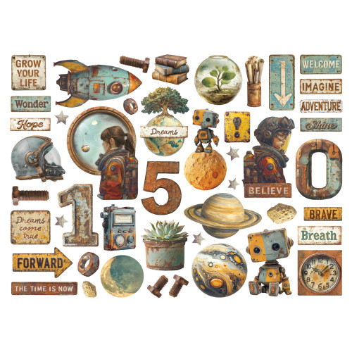 STAMPERIA A NEW BEGINNING DIE CUTS DFLDC129