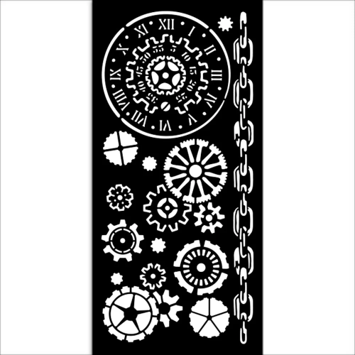 STAMPERIA FANTASTIC VOYAGES TEMPLATE 12 X 25 CM - KSTDL131