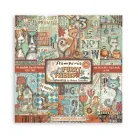 STAMPERIA FURRY FRIENDS BLOCK OF PAPER 20.3/20.3 CM - SBBS132