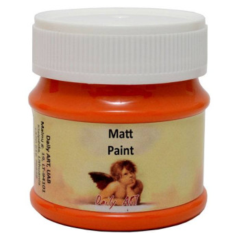 DAILY ART ACRYLIC PAINT MAT 50 ML - ORANGE