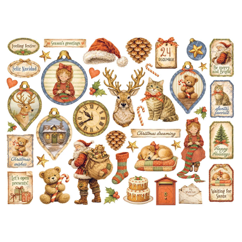 STAMPERIA SILENT NIGHT DIE CUTS DFLDC140