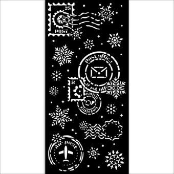 STAMPERIA GEAR UP FOR CHRISTMAS ШАБЛОН 12 Х 25 СМ - KSTDL141