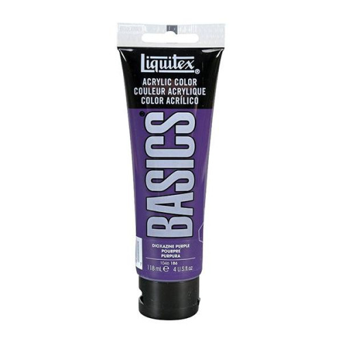 LIQUITEX АКРИЛНА БОЯ BASICS 118 МЛ-ДИОК. ЛИЛАВА 1046186