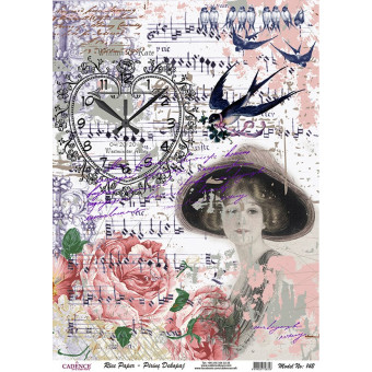 CADENCE DECOUPAGE RICE PAPER A4 - 142