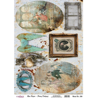 CADENCE DECOUPAGE RICE PAPER A4 - 326