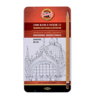 KOH-I-NOOR GRAPHIC SET 5 B - 5 H