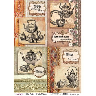 CADENCE DECOUPAGE RICE PAPER A3 - 374
