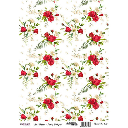 CADENCE DECOUPAGE RICE PAPER A3 - 572