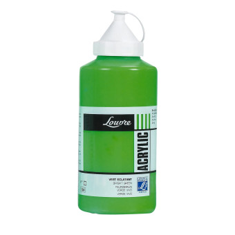 L&B ACRYLIC PAINT LOUVRE 750 ML - BRIGHT GREEN 554