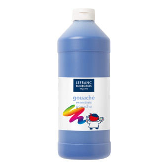 L&B TEMPERA PAINT 1 LITER - DARK BLUE 188519