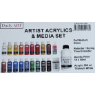 DAILY ART ACRYLIC PAINTS MEDIA SET - DADA19108