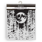 STAMPERIA HERBARIUM ШАБЛОН SILVAE MOON IN THE FOREST 20 Х 25 СМ - KSTD194