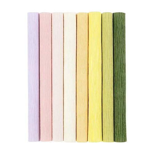 CREATIV CREPE PAPER 105 GSM 25/60 CM. 8 ROLLS SET 209001