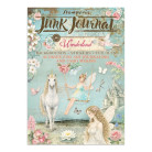 STAMPERIA WONDERLAND JUNK JOURNAL 8 КАРТИЧКИ 4 СТИКЕРА И 4 ИЗРЕЗКИ - SBJK21