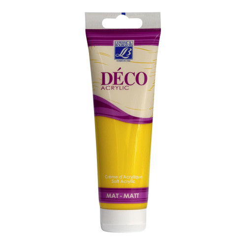 L&B ACRYLIC PAINT DECO MAT 120 ML - DAFFODIL 172