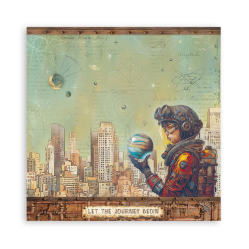 STAMPERIA A NEW BEGINNING БЛОКЧЕ 20,3/20,3 СМ - SBBSXB23