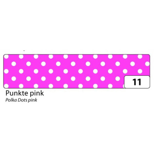 FOLIA WASHI TAPE - ЛЕПЕНКА ЗА ДЕКОРАЦИЯ - РОЗОВО НА ТОЧКИ
