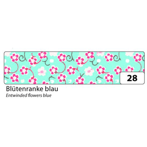 FOLIA WASHI TAPE - ЛЕПЕНКА ЗА ДЕКОРАЦИЯ - МАЛКИ ЦВЕТЯ