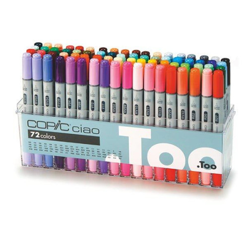 COPIC CIAO КОМПЛЕКТ - 72 ЦВ. B COLORS