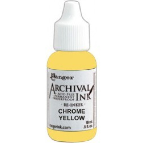 RANGER ARCHIVAL PERMANENT INK 18 ML - CHROME YELLOW