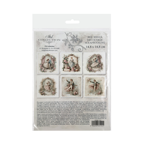ITD COLLECTION MINI RICE PAPER К-КТ 6БР 14.8X14.8CM - RSM310