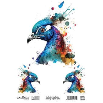 CADENCE TRANSFER DECORATION FOR TEXTILES 25X35CM - BRFT-05