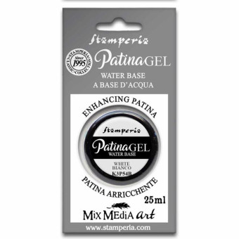 STAMPERIA PATINA GEL WHITE 25 ML. - K3P54B