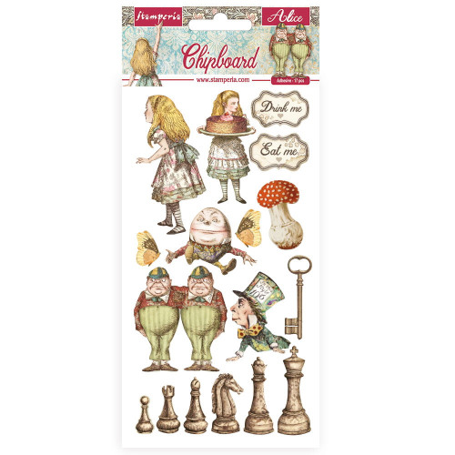 STAMPERIA CARDBOARD FIGURES FOR DECORATION 17 PCS. DFLCB38