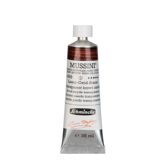 SCHMINCKE OIL PAINT 35 ML MUSSINI TRANSPARENT BROWN OXIDE