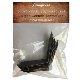 STAMPERIA DECORATION CORNERS 6 PCS. SBA401