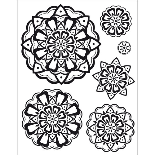 VIVA DECOR СИЛИКОНОВИ ПЕЧАТИ - 3D ROSETTE