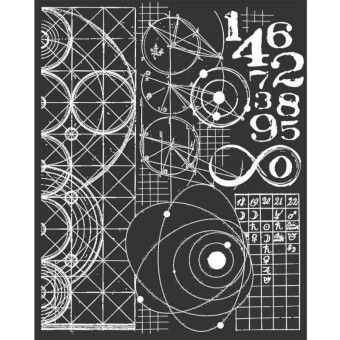 STAMPERIA MEDIA STENCIL - ШАБЛОН 20 Х 25 СМ - KSTD042