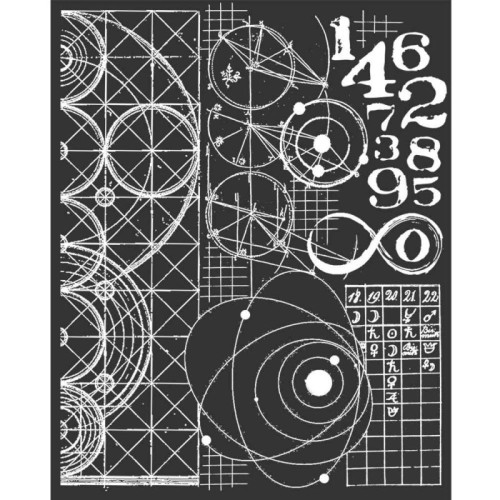 STAMPERIA MEDIA STENCIL - ШАБЛОН 20 Х 25 СМ - KSTD042