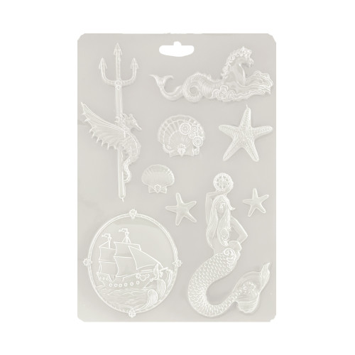 STAMPERIA SONGS OF THE SEA SOFT MOULD A4 - K3PTA4566