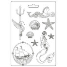 STAMPERIA SONGS OF THE SEA SOFT MOULD A4 - K3PTA4566
