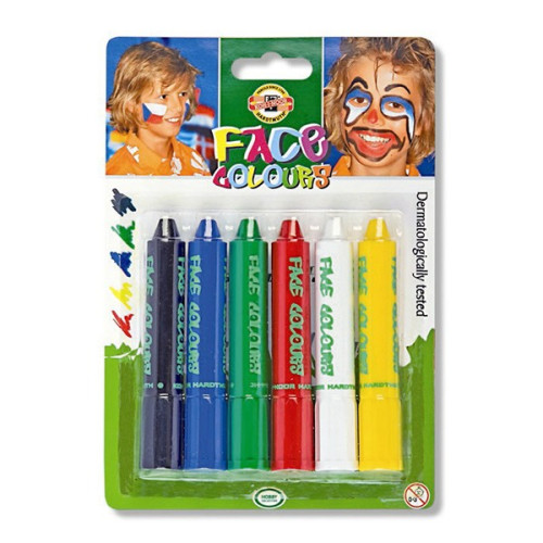 KOH-I-NOOR FACE PAINT 6 PIECES