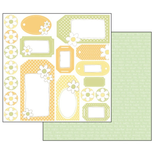 STAMPERIA DESIGNER CARDSTOCK 30.5/30.5 CM - SBB462