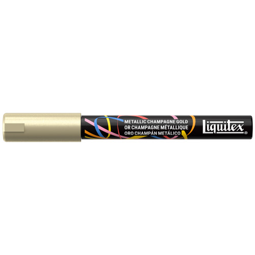 LIQUITEX АКРИЛЕН МАРКЕР 2MM - METALLIC CHAMPAGNE GOLD