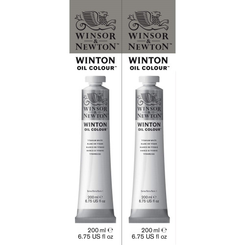 W&N МАСЛЕНА БОЯ WINTON 2 Х 200 МЛ - БЯЛА ТИТАН 1490689