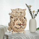 ROBOTIME 3D ДЪРВЕН ПЪЗЕЛ OWL CLOCK 161 ЧАСТИ LK503