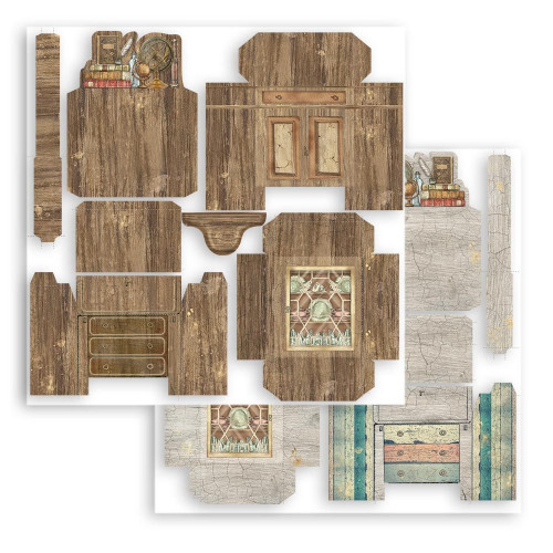 STAMPERIA POP UP KIT 3D CARD - SBPOP08