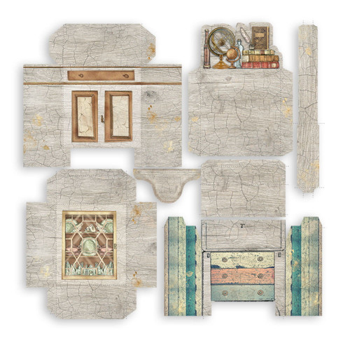 STAMPERIA POP UP KIT 3D CARD - SBPOP08