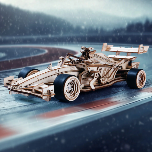 ROBOTIME 3D ДЪРВЕН ПЪЗЕЛ RACING CAR 246 ЧАСТИ LK505