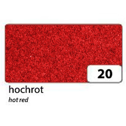 FOLIA FELT 45 X 70 CM. 3.5 MM - HOT RED